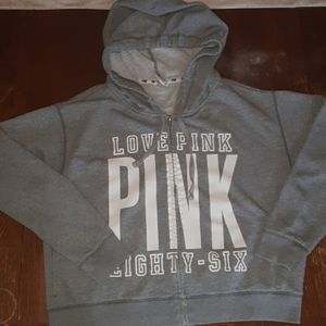 Pink zip up